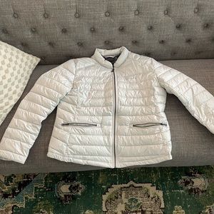 Porsche Racing Women’s Down Jacket Color White/Pearl